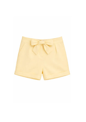 YELLOW MINI SHORTS