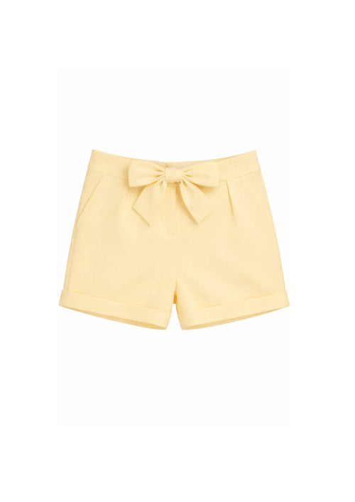 GELBE MINI-SHORTS