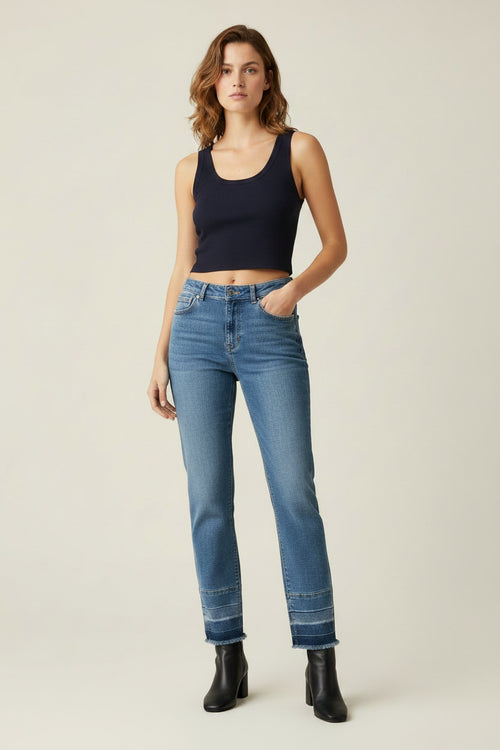 BLUE DENIM TROUSERS