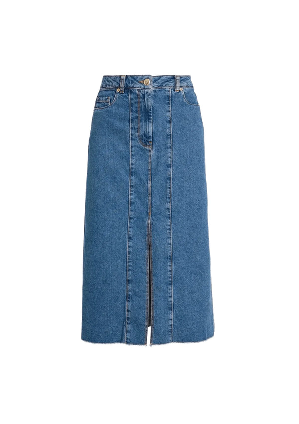DENIM MIDI SKIRT