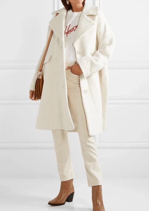 Manteau de mélange de laine