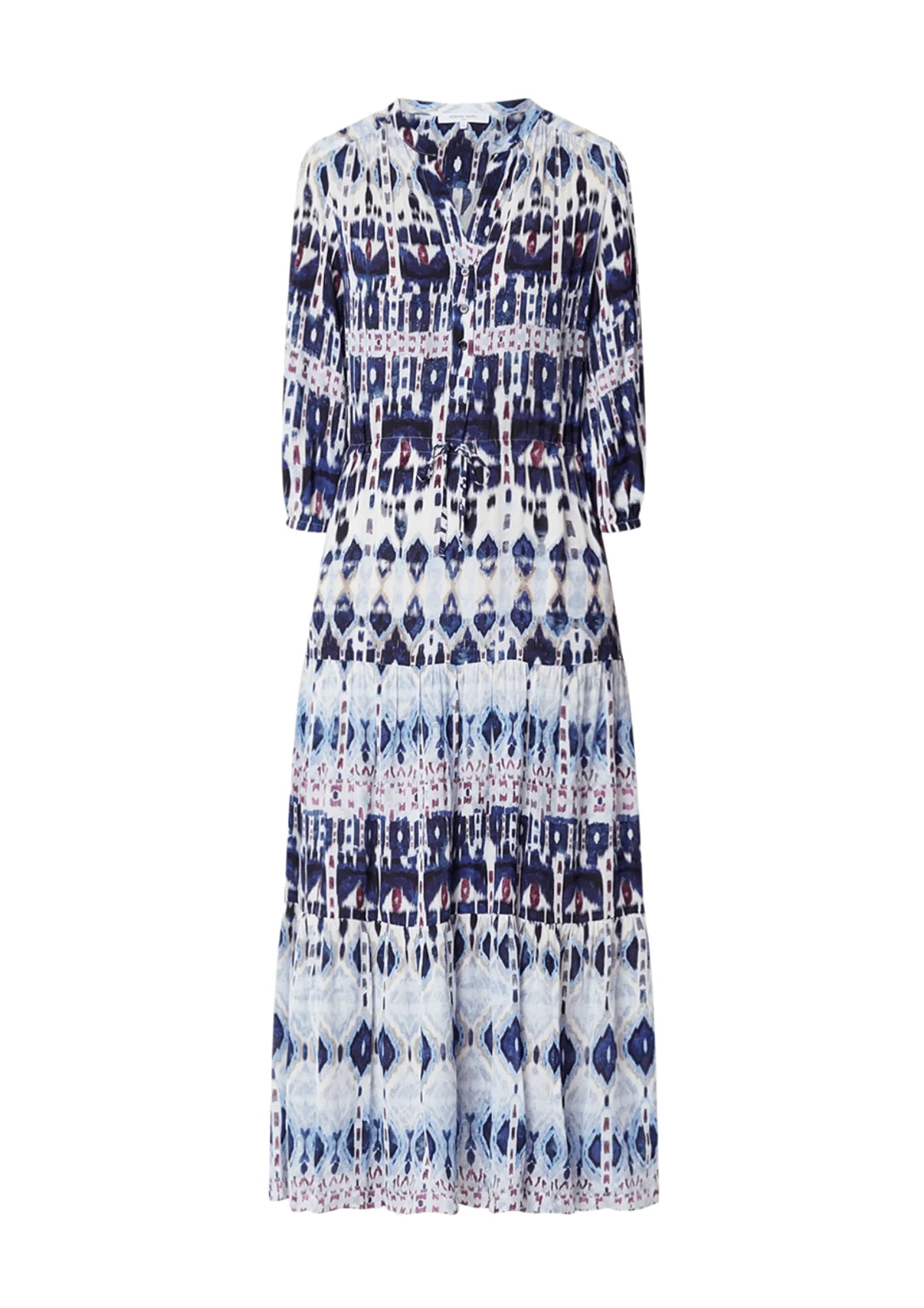 BLUE JIVAN PRINTED DRESS