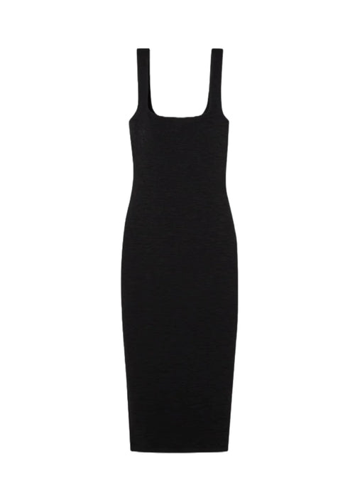 SCRUNCHIE MIDI DRESS