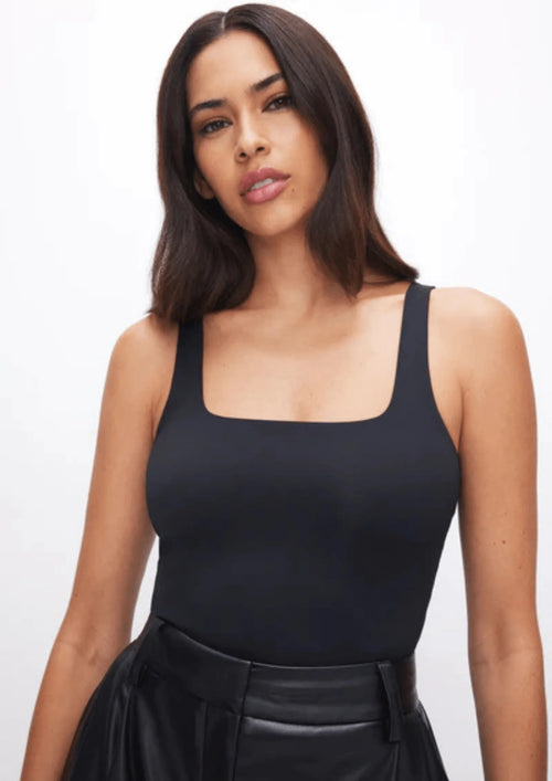BLACK SCUBA MODERN TANK BODYSUIT