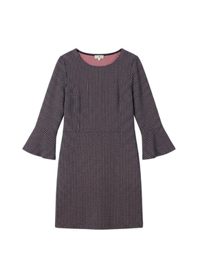 PURPLE PRINTED DRESS