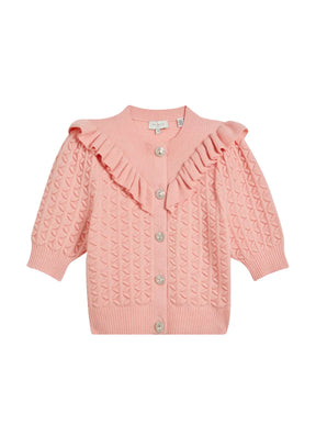 HANIHA FRILL DETAIL CARDIGAN