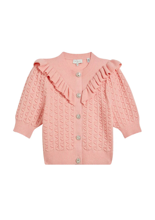 CARDIGAN À VOLANTS HANIHA