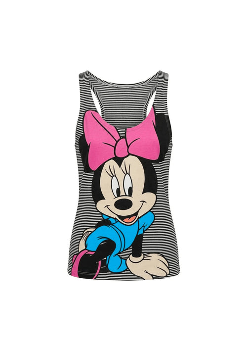 MINNIE GESTREIFTES TRÄGERTOP