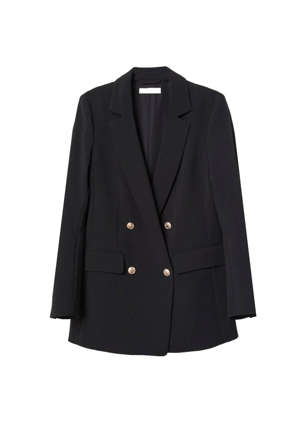 BLAZER CROISÉ NOIR
