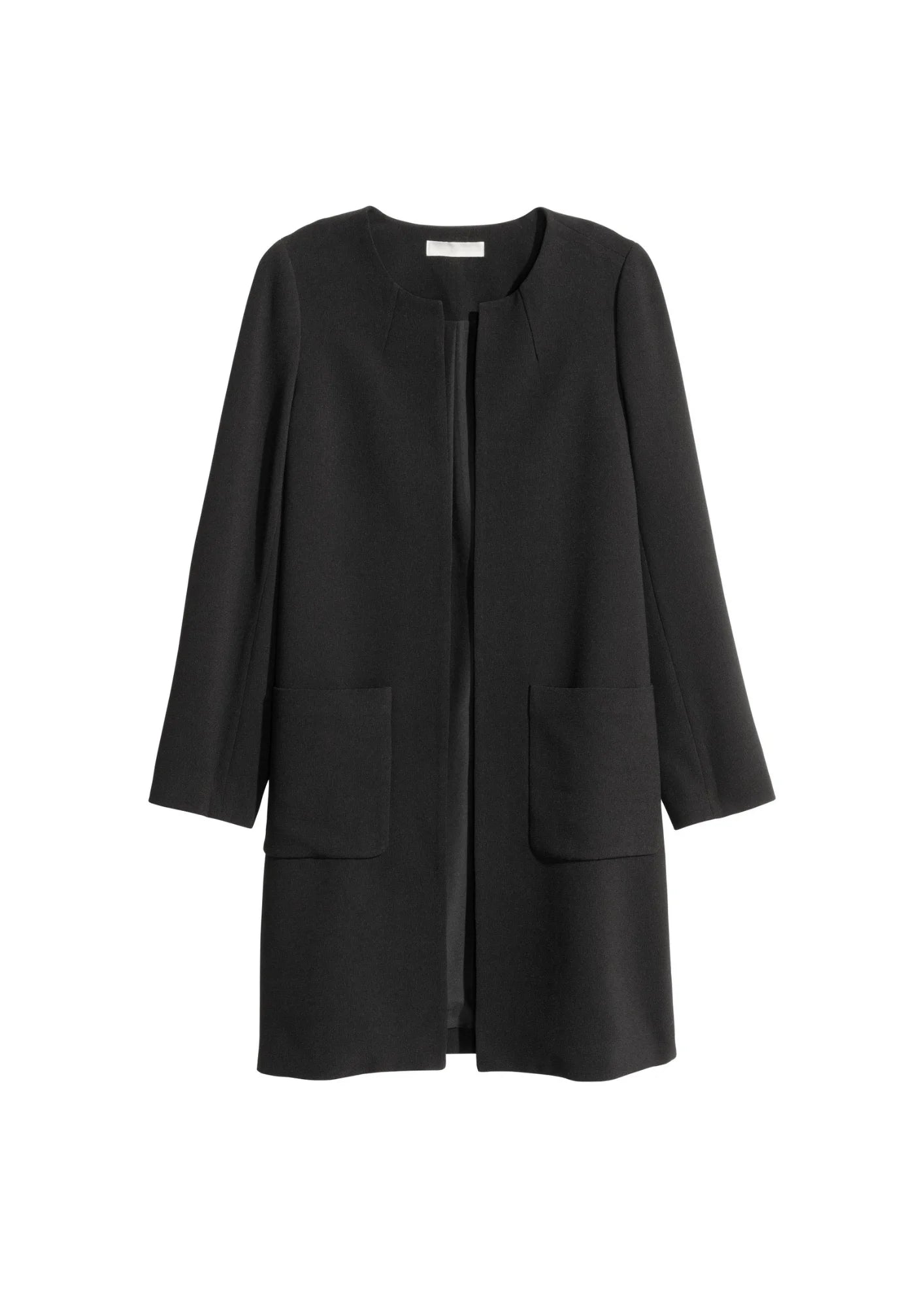 Black Long Blazer-Coat