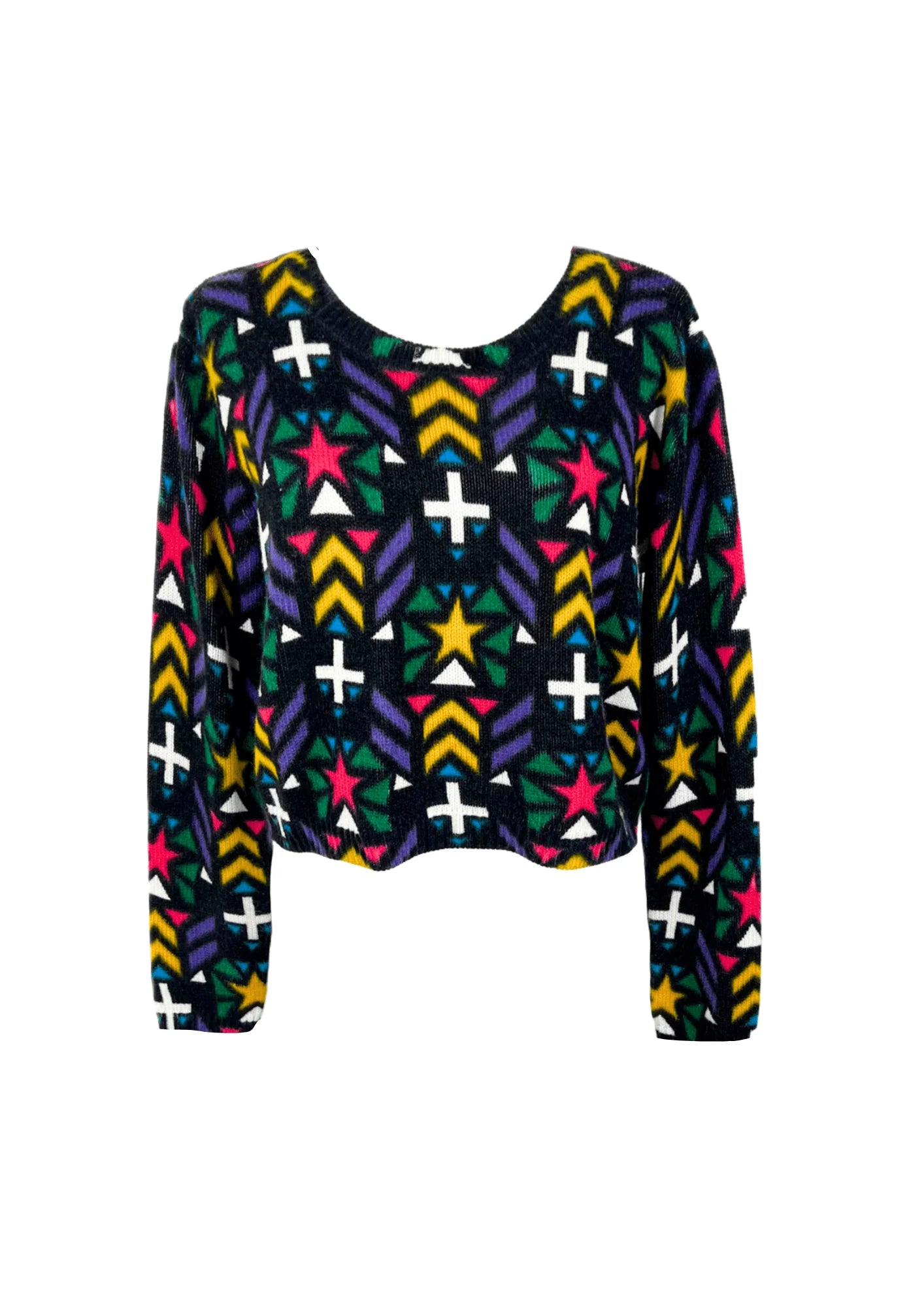 MULTICOLORED GEOMETRIC SWEATER