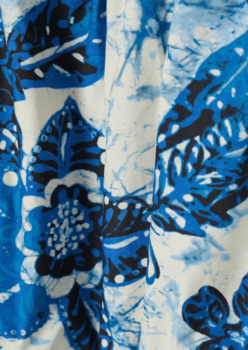 BLAUES BLUMENTOP