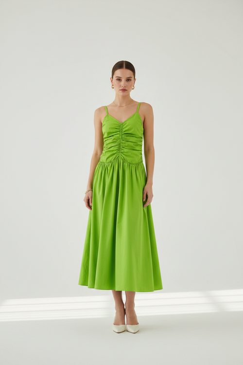Robe longue Hache Chartreuse Maxi