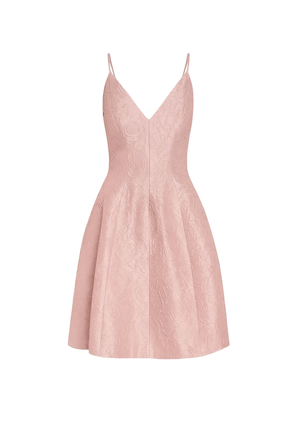 LIGHT PINK DRESS WITH BALLOON SKIRT