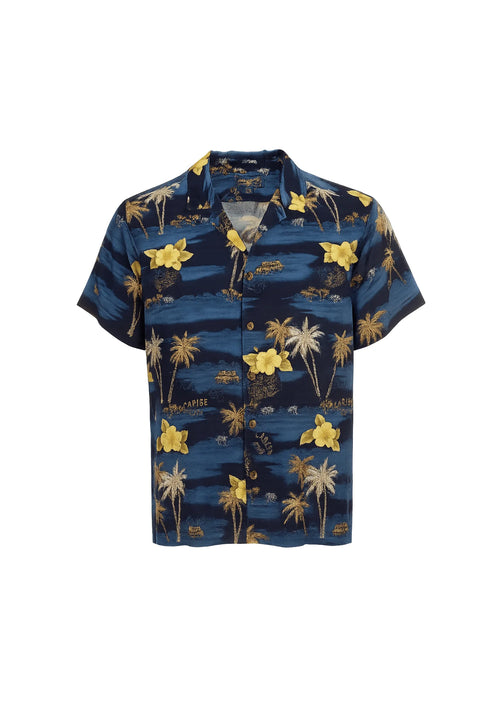 BLUE TROPICAL SHIRT
