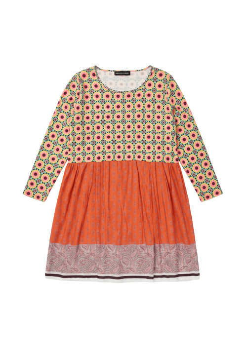 MULTICOLORED FLORAL TUNIC DRESS