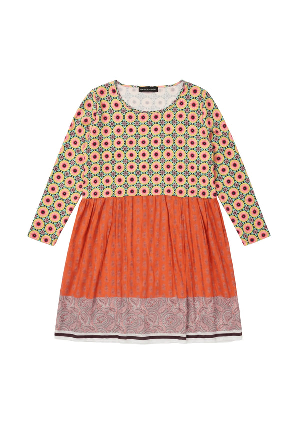 MULTICOLORED FLORAL TUNIC DRESS