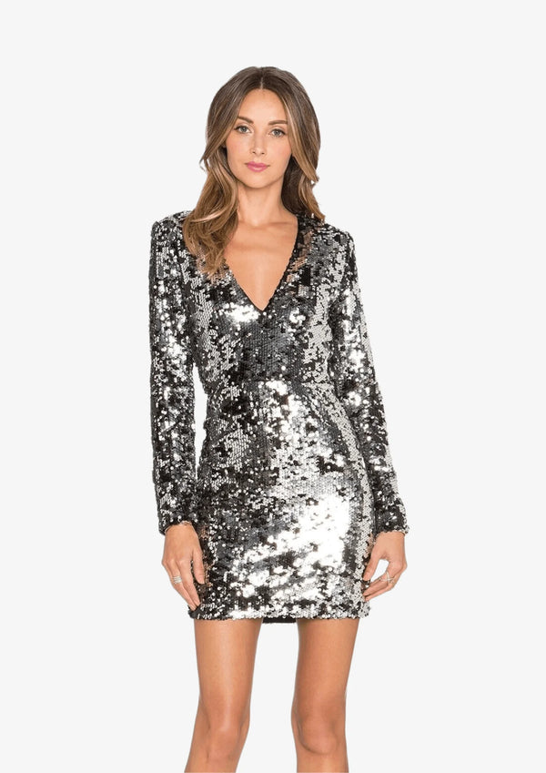 House of CB Evening Dress S Silver and Gold