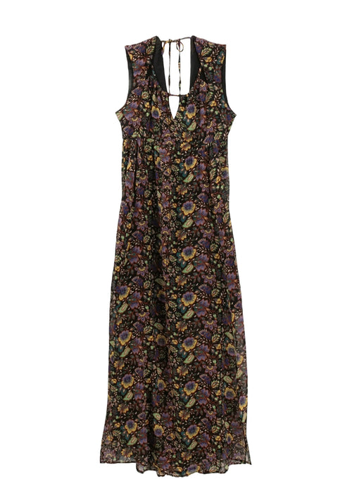 Robe maxi imprimée