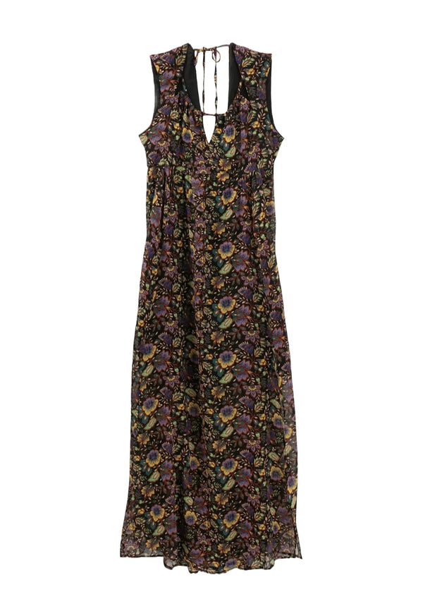 Robe maxi imprimée