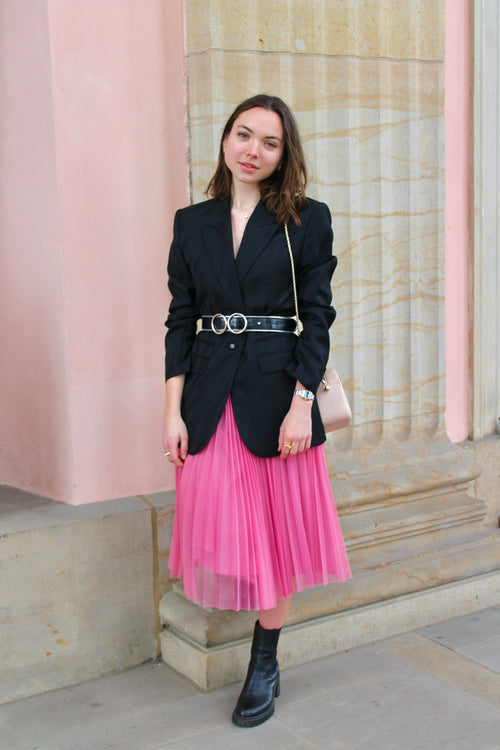 Jupe rose en tulle
