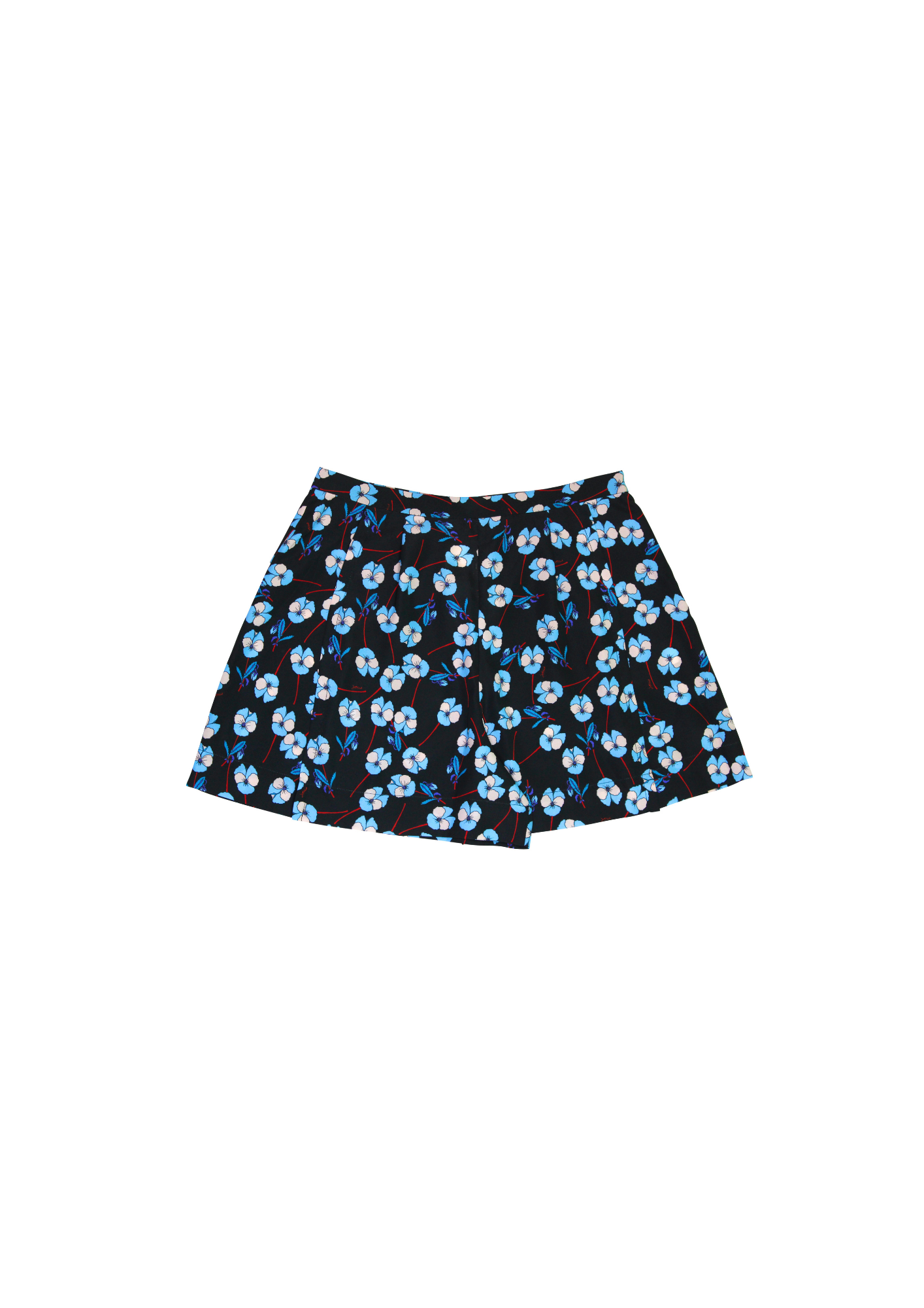 BLUE FLORAL SHORTS