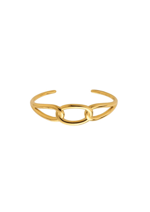 GOLD AIRY CIRCLE ARMCUFF