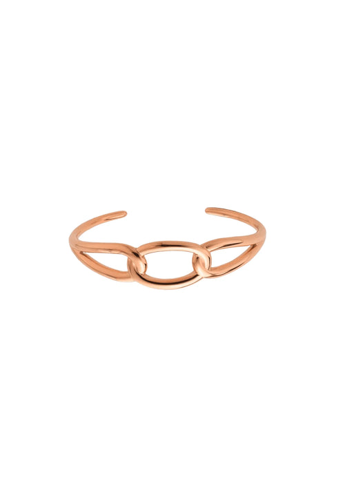 ROSE GOLD AIRY CIRCLE ARMCUFF