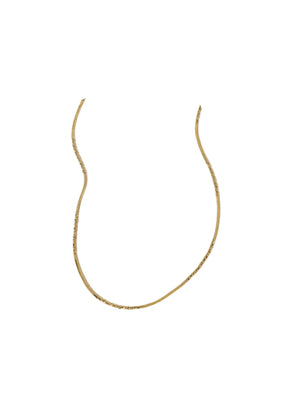 18K VERGOLDETE, SCHLICHTE BASIS-KETTE