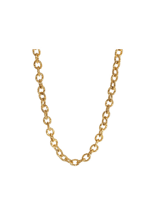 GOLD NEW FICTION NECKLACE