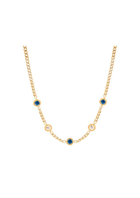 18K GOLD PLATED SEA AND SKY MUSE DUET CHAIN