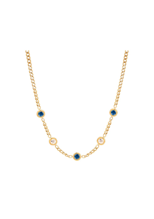 18K GOLD PLATED SEA AND SKY MUSE DUET CHAIN
