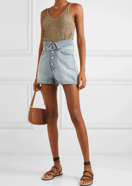 FLIRI DENIM SHORTS MIT HOHEM BUND