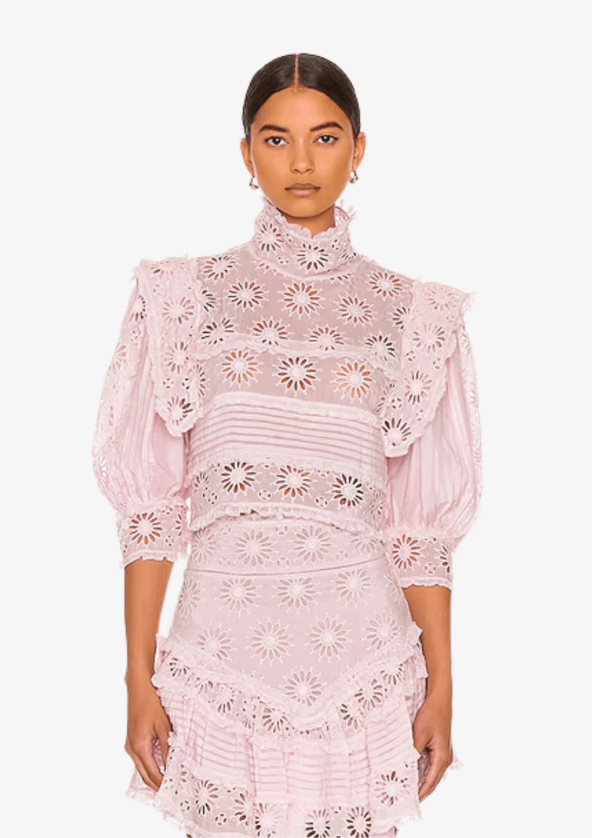 Hellrosa Dysart -Kleid