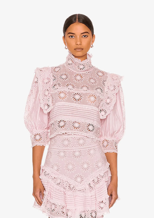 LIGHT PINK DYSART DRESS