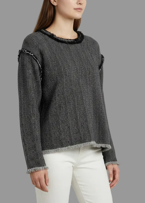 PULL EN LIN NOIR