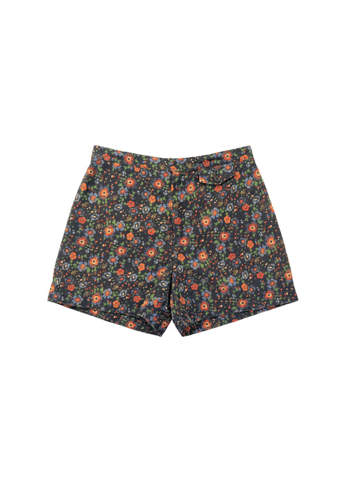 FLORAL HIGH-WAISTED SHORTS