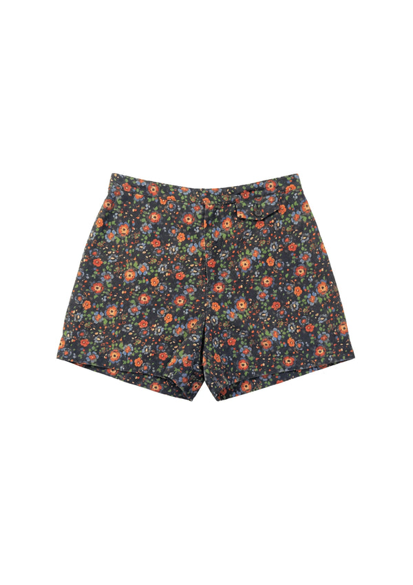 FLORAL HIGH-WAISTED SHORTS