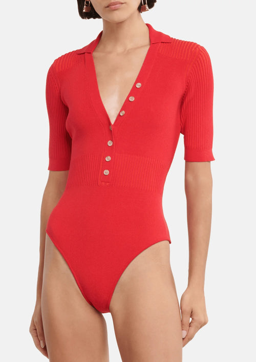 Red Yauco Bodysuit