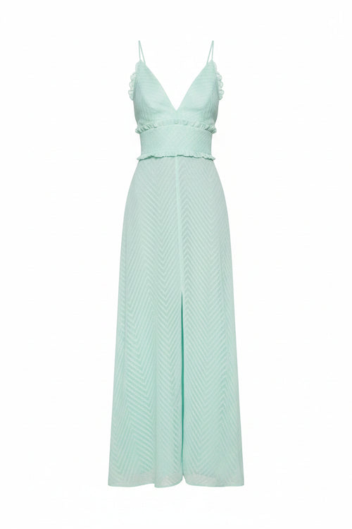 LIGHT GREEN MAXI DRESS