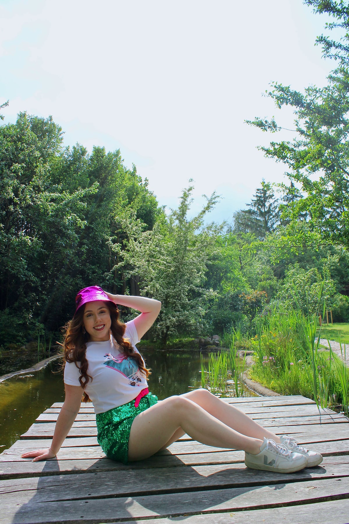 RETRO PINK FLAMINGO T-SHIRT
