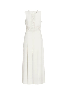 WHITE LACE JUMPSUIT