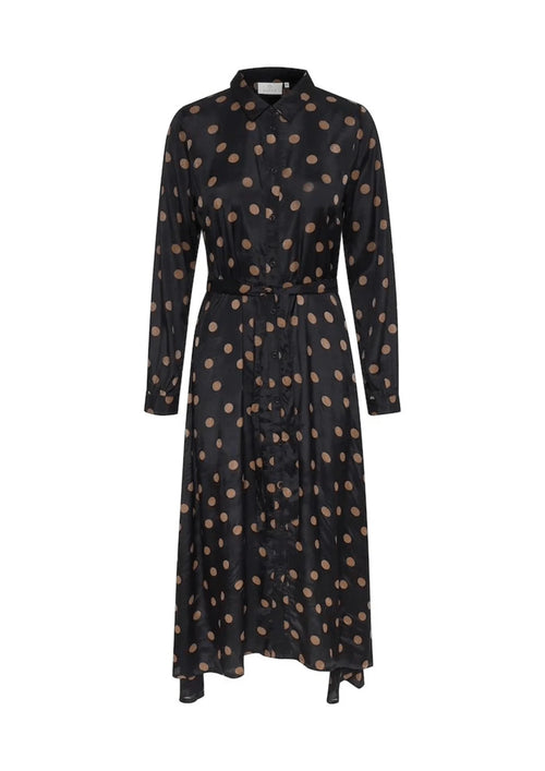 ROBE KAOLINE À POIS