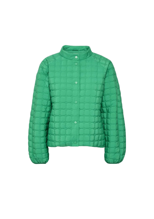 GREEN QUILTED JACKET