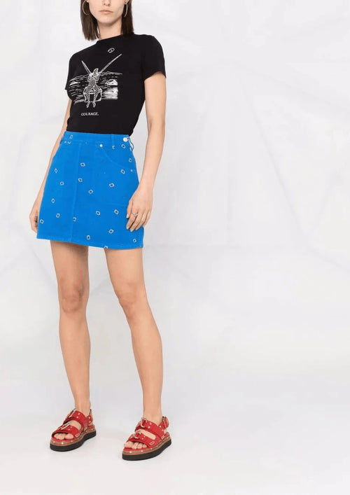 CASHMERE PATTERN SKIRT