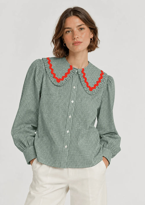 DARK GREEN SHIRT