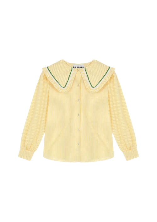 YELLOW STRIPED SCHOOL SHIRT 12