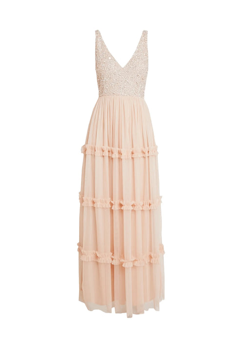 PINK COCKTAIL MAXI DRESS