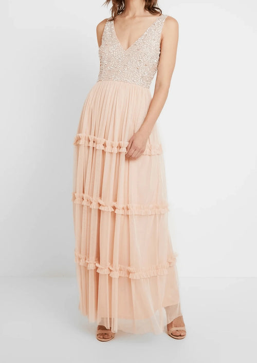 ROSA COCKTAIL-MAXIKLEID