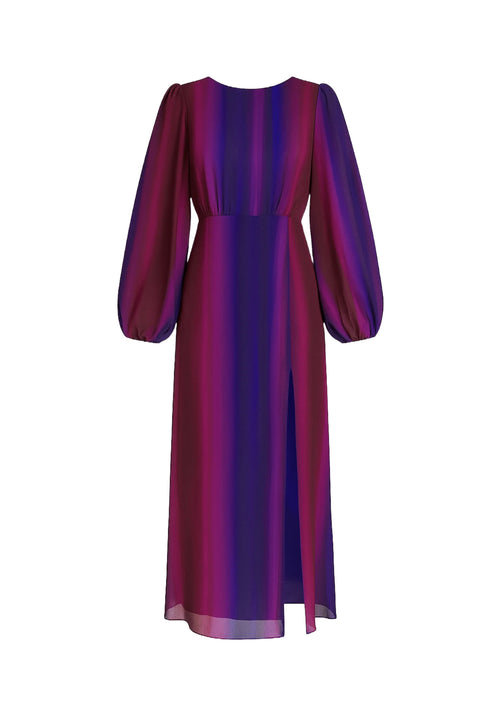 LILA MIDIKLEID MIT DRUCK